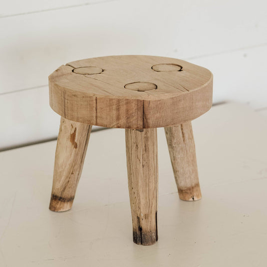 Round Wood Riser Stand